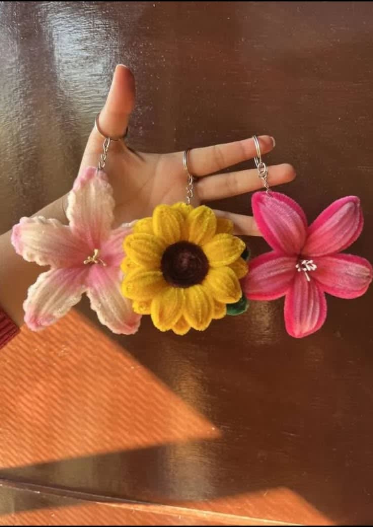Floral Keychains